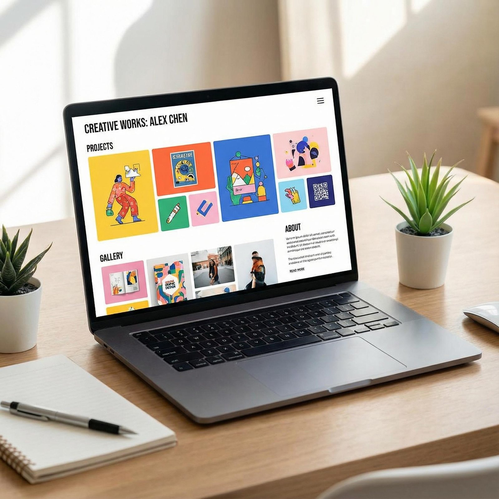 Websites portfolio para profissionais